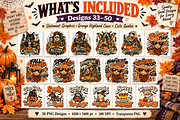50 Halloween T-Shirt PNG Bundle, an Object Graphic by Designertale (Thumbnail 4 of 11)