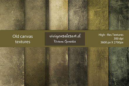 Old canvas textures