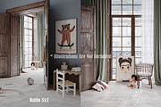 Vintage Nursery Frame Mockup Bundle, a Household Mockup by Artjafara (Thumbnail 6 of 15)