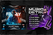 10 DJ Party Flyer Template, a Print Template by OnurDemircan (Thumbnail 2 of 8)