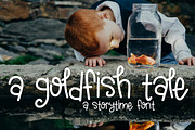 A Goldfish Tale, a Font by Kitaleigh (Thumbnail 1 of 4)