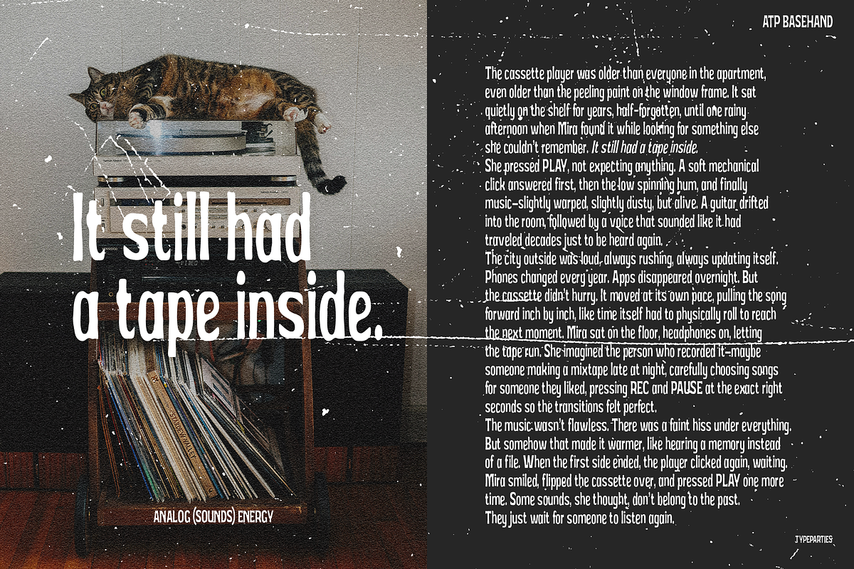 Basehand - Rough Condensed Font, a Sans Serif Font by Typeparties (Photo 7 of 9)