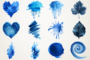 Blue Ink Elements, an Illustration by RobertsArt (Thumbnail 7 of 7)