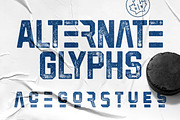 Hockeynight Sans Rough, a Sans Serif Font by XTOPH - Fonts (Thumbnail 3 of 7)