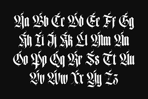 Wild Gothic - Blackletter Font