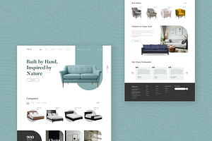 Furniture Ecommerce Landing Page