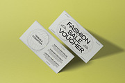 Gray Minimalism Fashion Sale Voucher, a Card Template by graphicook (Thumbnail 3 of 3)