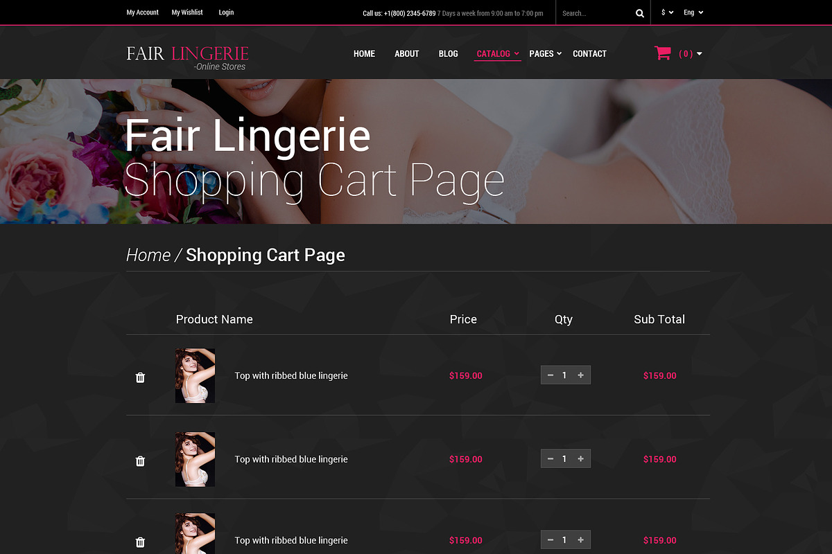 Fair Lingerie Ecommerce PSD Template, a Websites & App Template by Sainath Chillapuram (Photo 10 of 14)