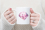 Luxury Diamond ClipArt, an Illustration by Watercolor design (Thumbnail 12 of 12)