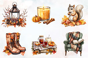 Autumn Sublimation Clipart, a Seasonal Illustration by RobertsArt (Thumbnail 5 of 7)