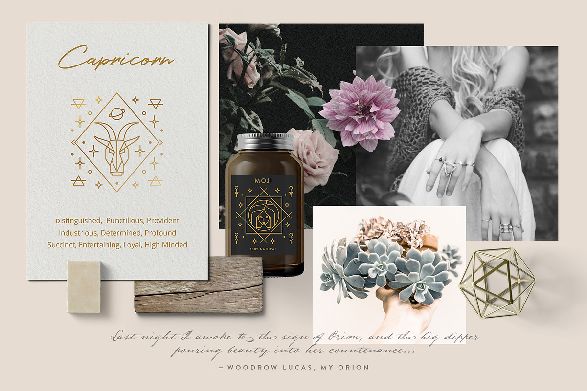 Zodiac Signs and Constellations, an Outline Icon by Pixejoo (Photo 4 of 10)