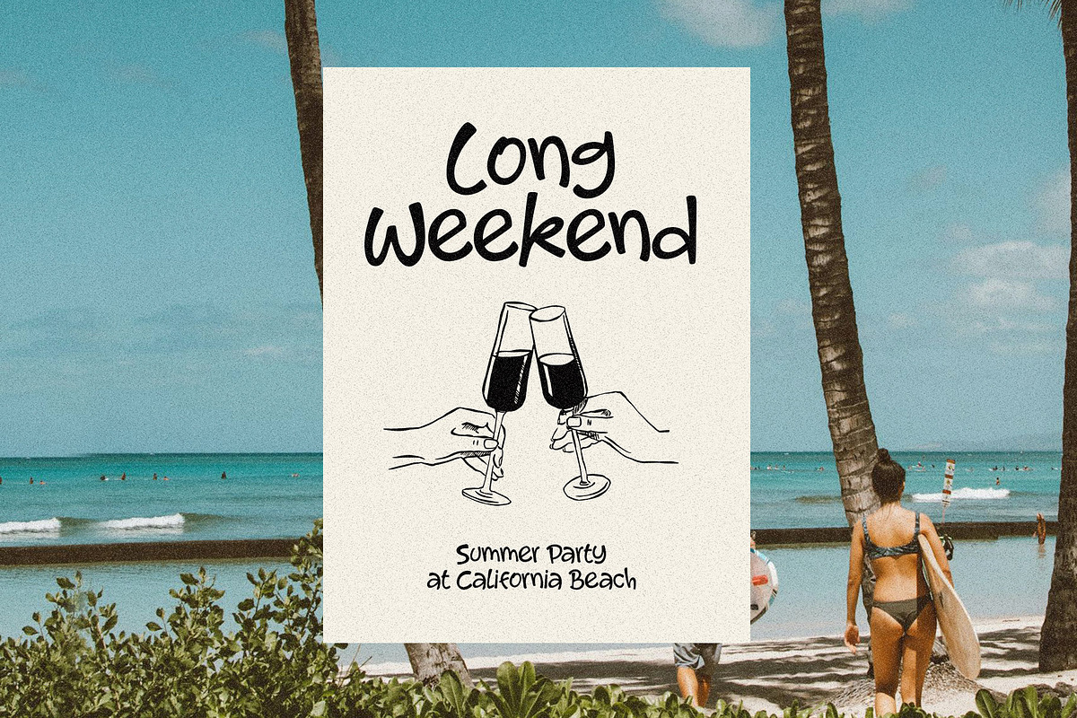 Kolend Casual Display Font, a Handwritten Font by RantautypeStudio (Photo 5 of 15)