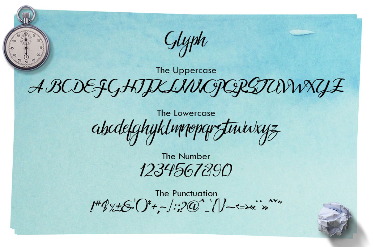 Guarddilla Typeface preview 2