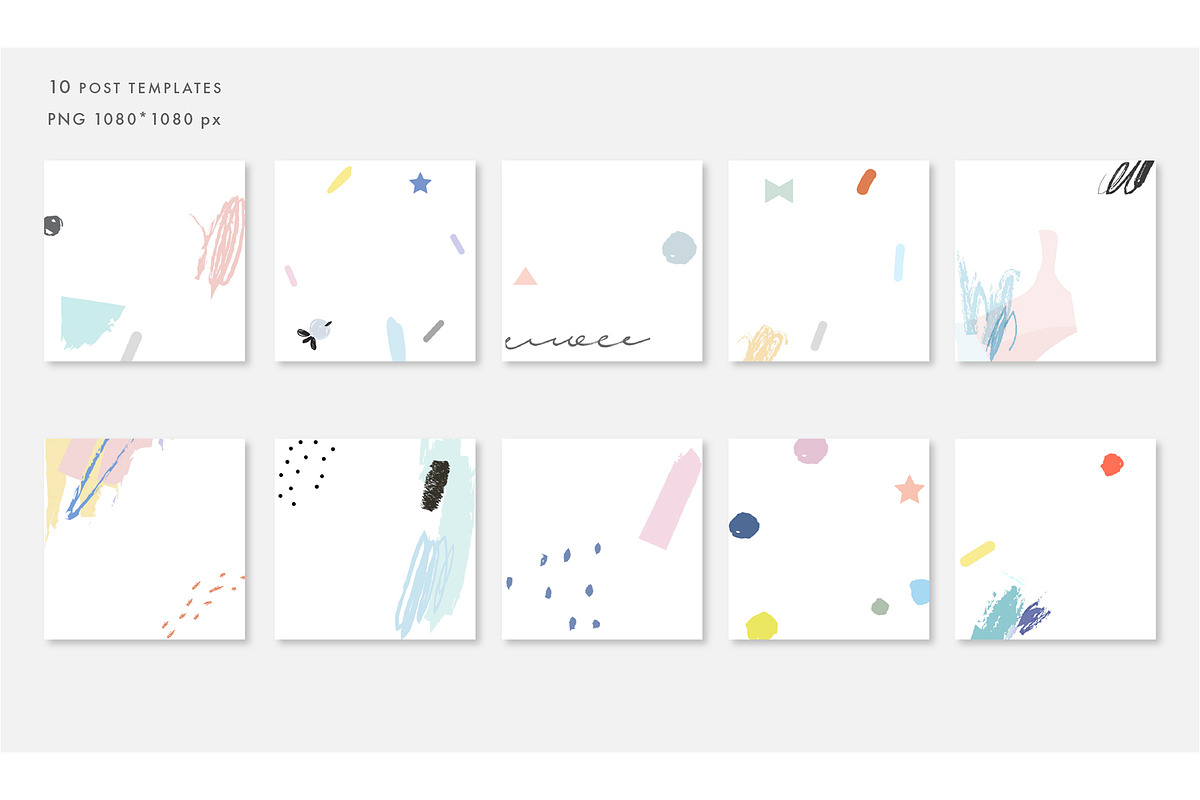 Frolicsome. Social media templates, a Social Media Template by Lera Efremova (Photo 2 of 4)