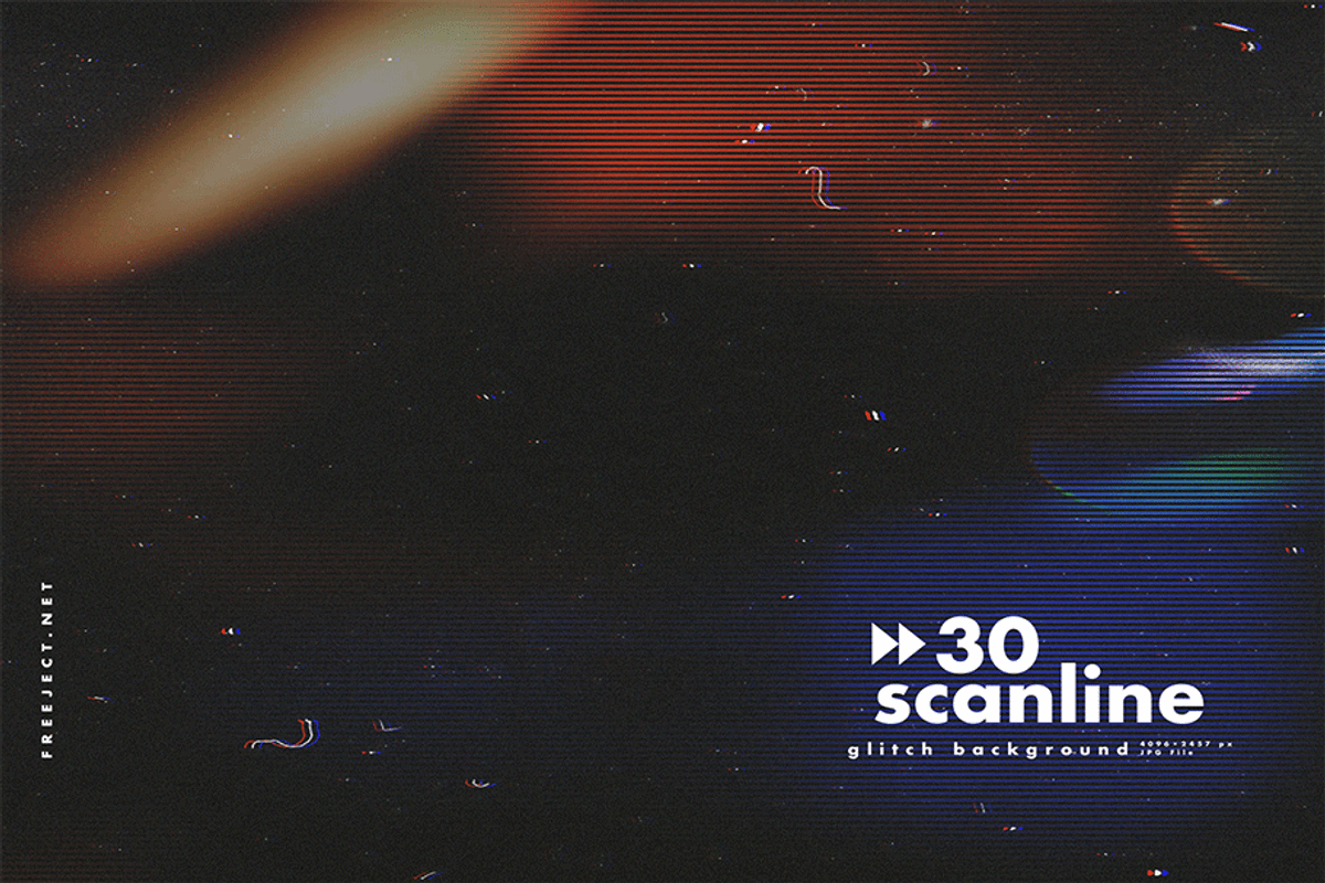 30 Scan lines Glitch Background, a Texture Graphic by freeject.net (Photo 8 of 32)