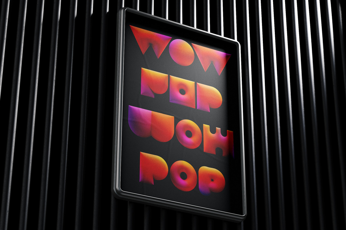 Inflatype Font, a Sans Serif Font by Handmadefont (Photo 3 of 15)