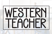 Western Teacher | Script Font