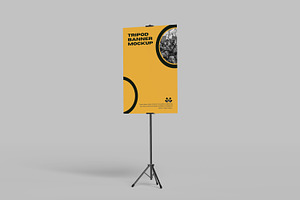 Tripod Banner Mockup