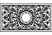 Vintage Ornamental Panel Frame, a Decorative Illustration by Designer_Momina (Thumbnail 13 of 21)