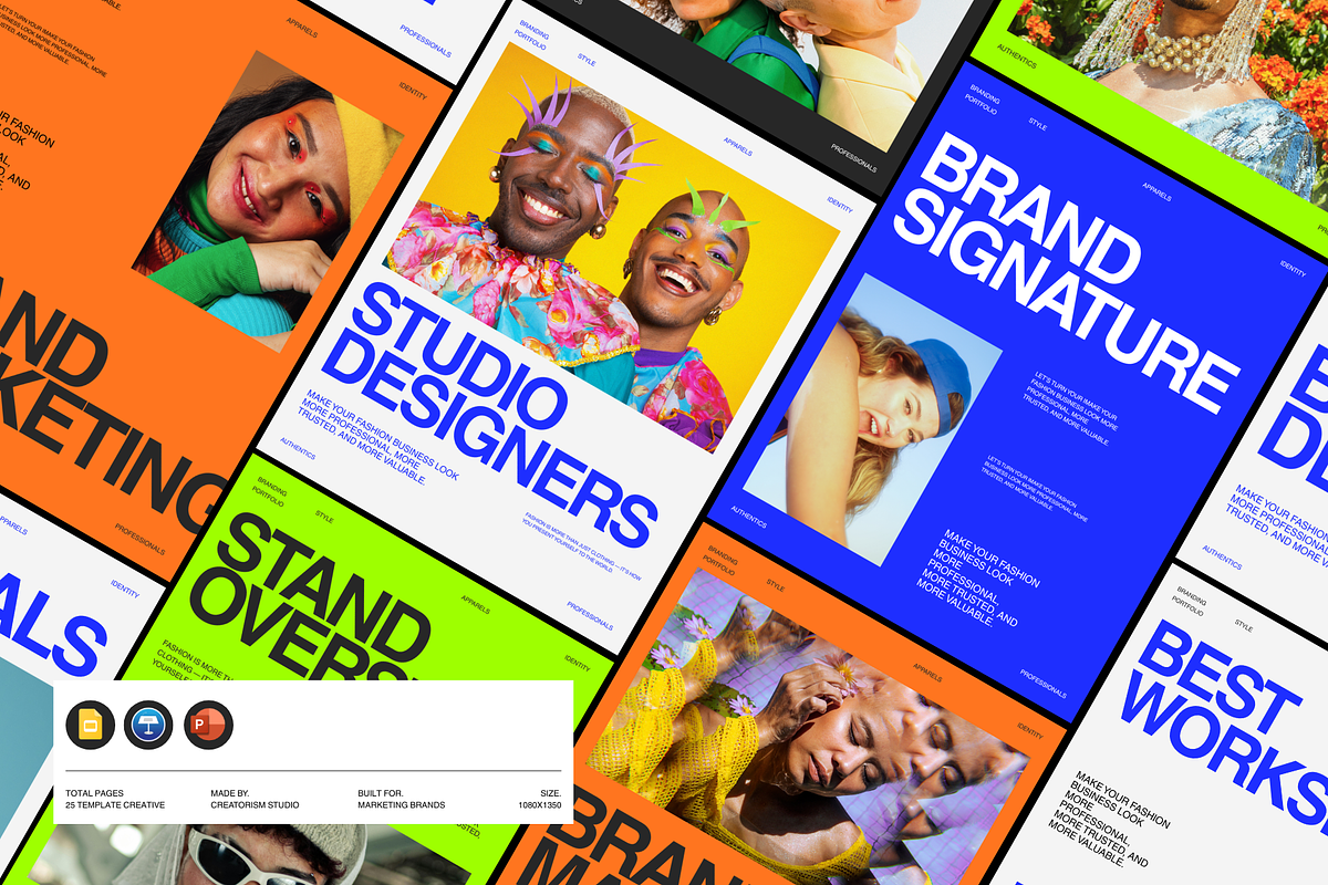 Brand Identity Colorful Social Media, a Social Media Template by Creatorism (Photo 1 of 9)