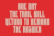 Qiropt Bold Modern Blackletter Font, a Blackletter Font by Maulana Creative (Thumbnail 3 of 7)