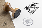 King City - Logo Type Calligraphy, a Script Font by FHFont (Thumbnail 5 of 6)