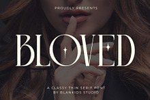 Bloved a Classy Thin Serif Font
