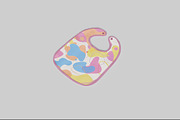 Baby Bib Mockup, a Product Mockup by MrLetters (Thumbnail 4 of 5)
