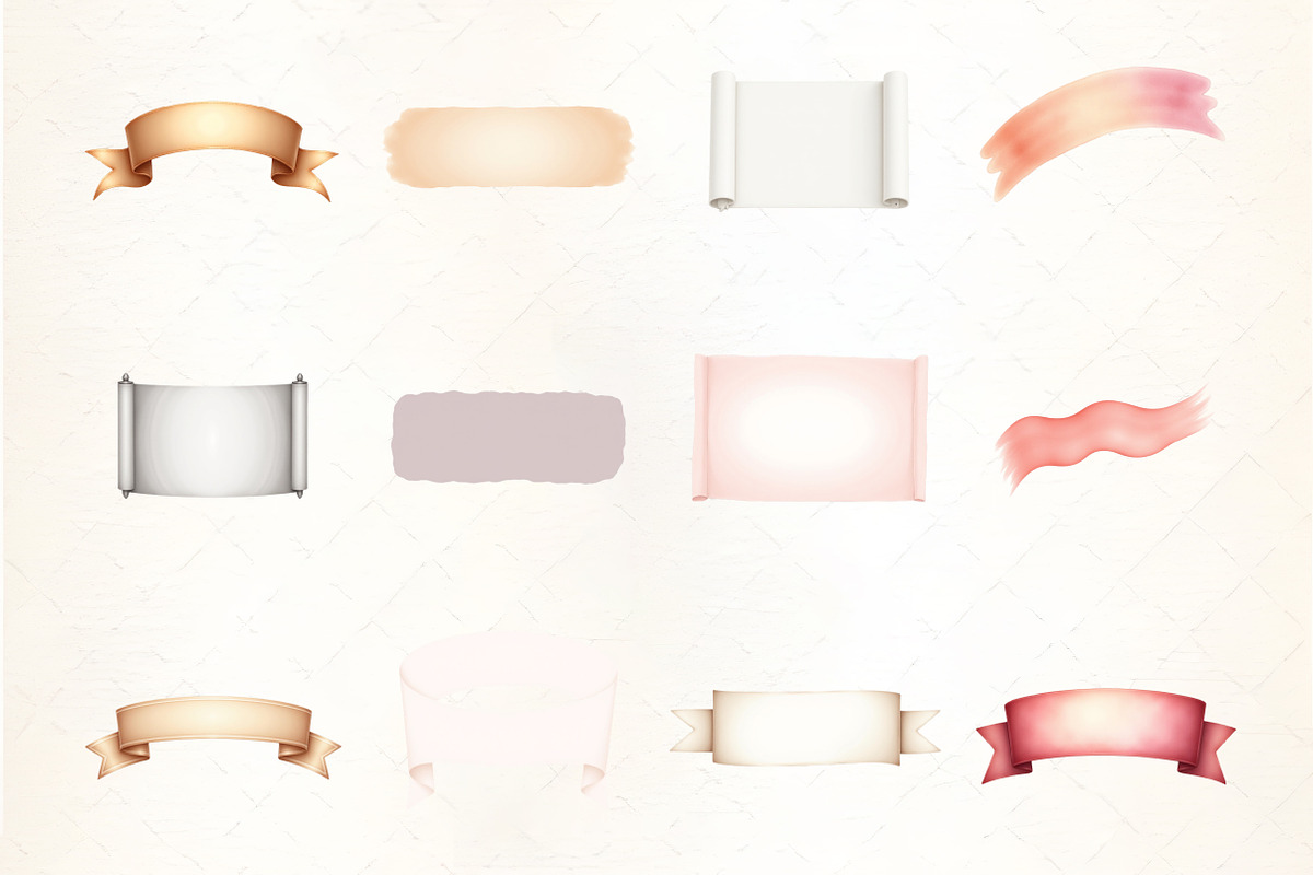 Banner Clipart, an Illustration by CrexoraLab (Photo 2 of 5)