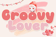 Groovy Lover - Handwritting, a Blackletter Font by Charmingbear59.design (Thumbnail 1 of 5)