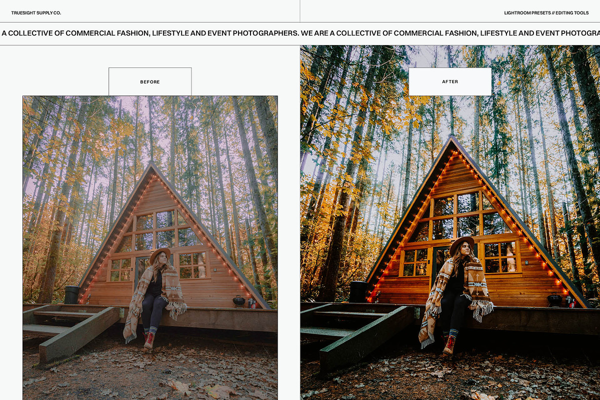 Cozy Cabin - Lightroom Presets, a Preset Add-On by Truesight Supply Co. (Photo 3 of 10)