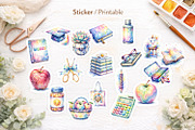 Groovy Retro Teacher Sublimation, an Illustration by Artnoy (Thumbnail 6 of 8)