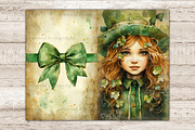St. Patrick's Day Junk Journal Paper, a Seasonal Illustration by GlamArtZhanna (Thumbnail 9 of 10)