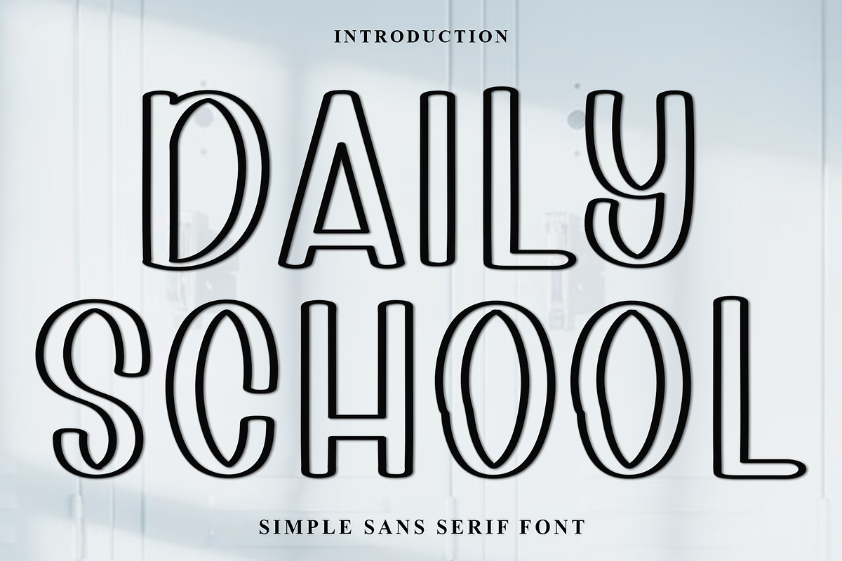 Daily School, a Script Font by FreshTypeINK (Photo 1 of 7)