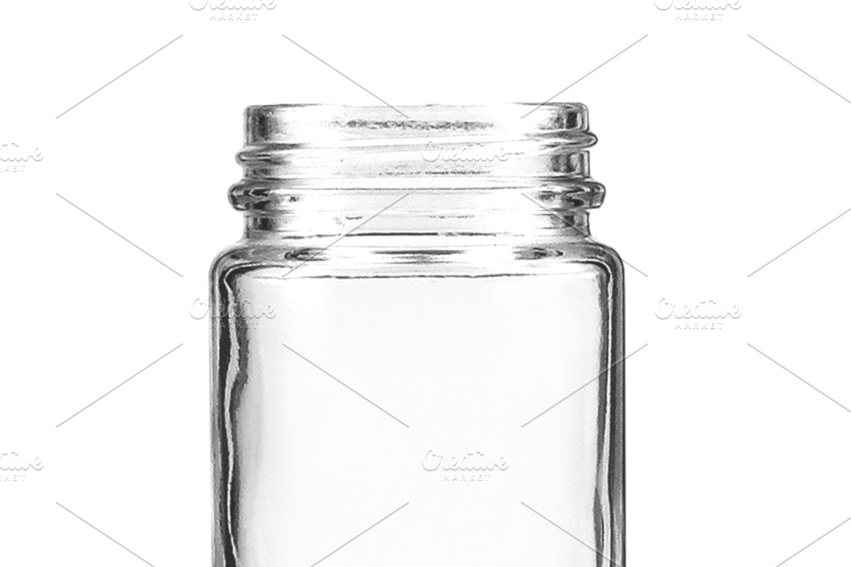 Glass Mason Jar with Metal Lid, a Packaging Mockup by Professional Assets (Photo 2 of 5)