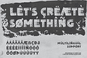 Rolebrush - Rolled Grunge Brush Font, a Handwritten Font by Drizy (Thumbnail 5 of 10)