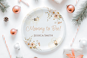 Holiday Plate Mock with Candy Canes, a Product Mockup by MockupWizard (Thumbnail 3 of 3)
