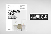 Clean Flyer Design Template, a Flyer Template by Medianeka (Thumbnail 1 of 3)
