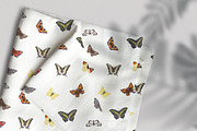 Vintage butterflies seamless pattern, a Pattern Graphic by Good Studio (Thumbnail 7 of 8)