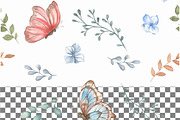 Watercolor blue Baking Clipart Set, an Illustration by ViolettaKh (Thumbnail 7 of 9)