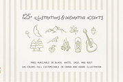 Cozy Autumn Hand Drawn SVG Elements, a Seasonal Illustration by Claire Emery Designs (Thumbnail 2 of 6)