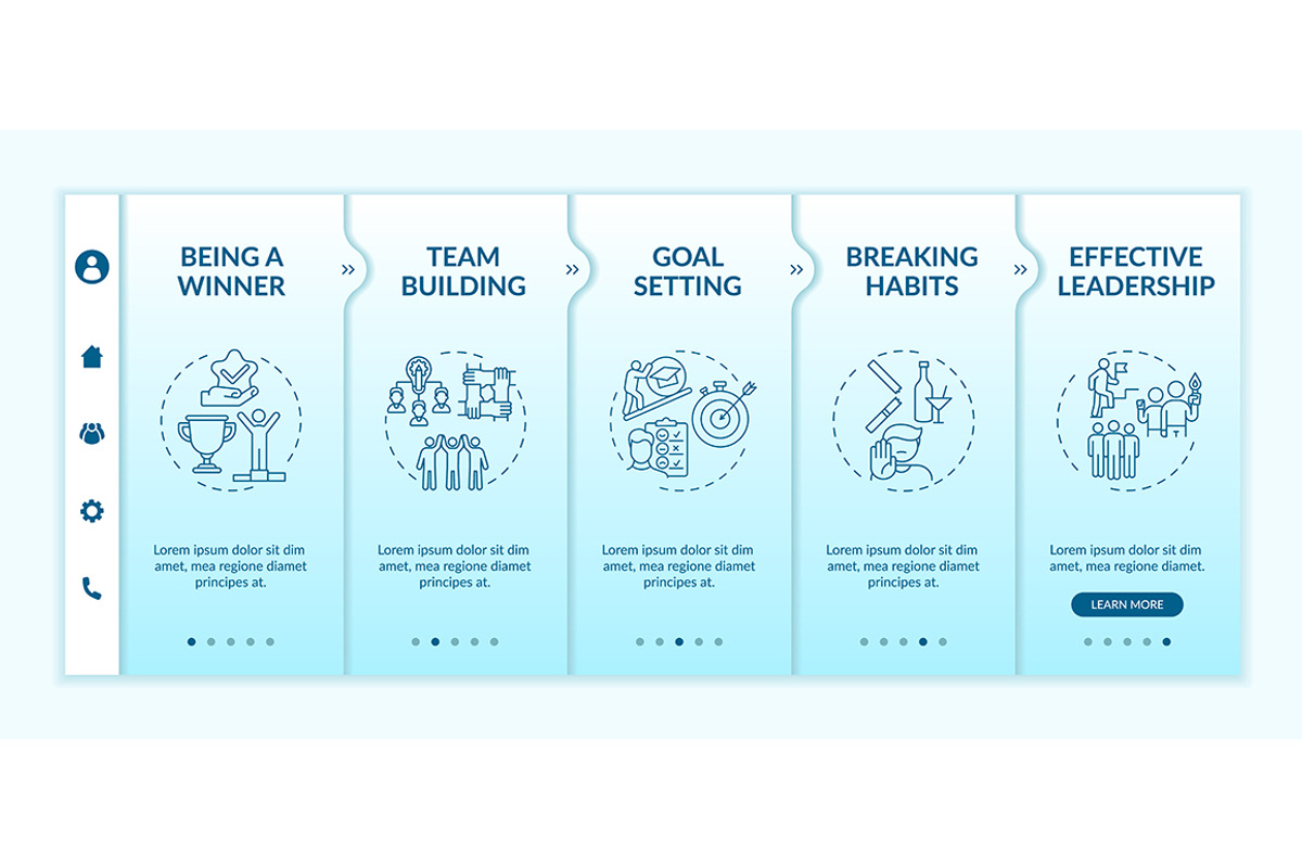 Types of motivational content, a Templates & Theme by IMG visuals icons