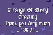 Strange of story, a Font by Bramcreative (Thumbnail 2 of 12)