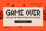 Voxel - Classic Arcade Gaming Font, a Blackletter Font by OWPictures (Thumbnail 3 of 10)