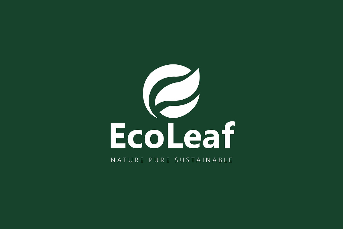EcoLeaf Eco Logo Template, a Branding & Logo Template by SANB (Photo 2 of 3)