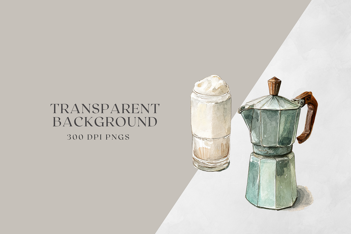 Watercolor French Breakfast Clipart, a Decorative Illustration by ThaismotaCreativeCo (Photo 12 of 12)
