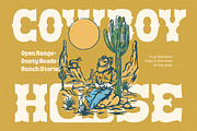Brokense Cowboy Western Slab Serif, a Slab Serif Font by timelesstype.co (Thumbnail 2 of 20)