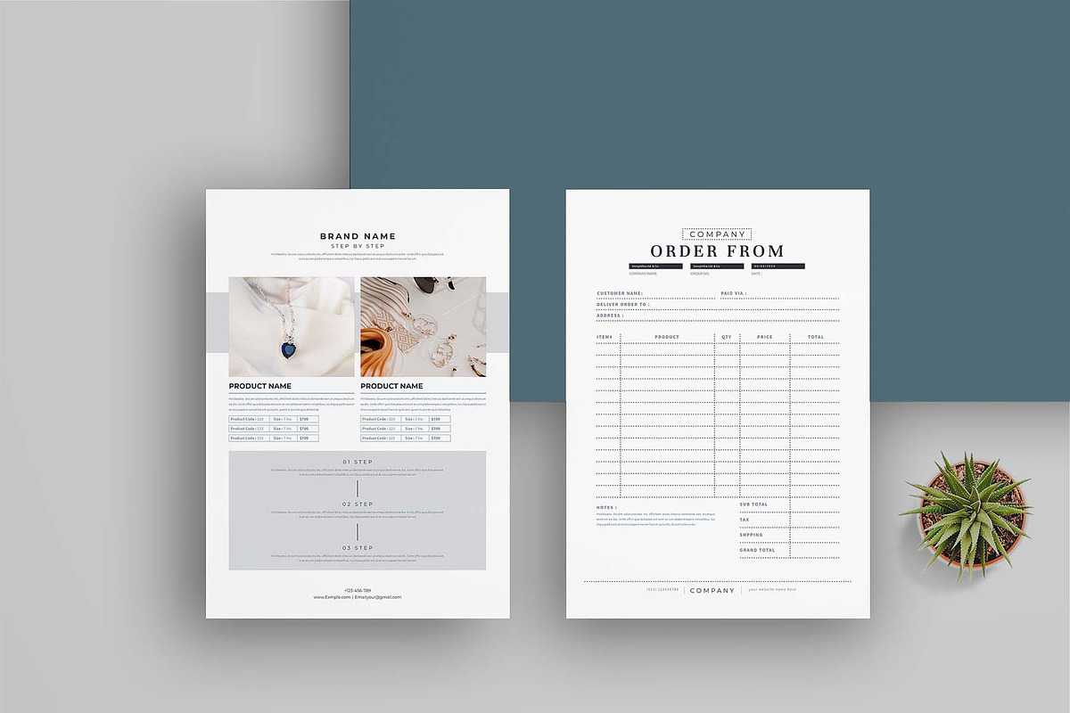 Wholesale Line Sheet Templates, a Flyer Template by obayes (Photo 6 of 7)