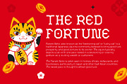 Red Fortune - Asian Inspired Font, a Slab Serif Font by ghozai studio (Thumbnail 4 of 8)