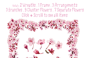 Prune Blossom - Wedding Clipart set, an Illustration by watercolorwild.graphics (Thumbnail 4 of 6)